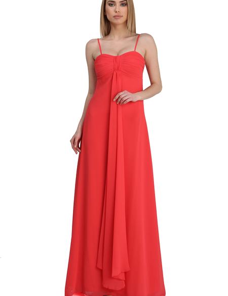 Kırmızı Dokuma Elbise - 50195645003