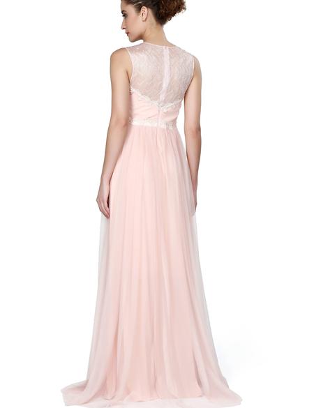 Pembe Dokuma Elbise - 50195647002