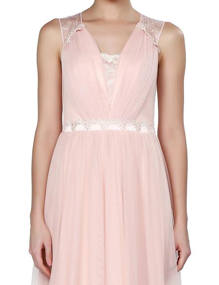 Pembe Dokuma Elbise - 50195647002