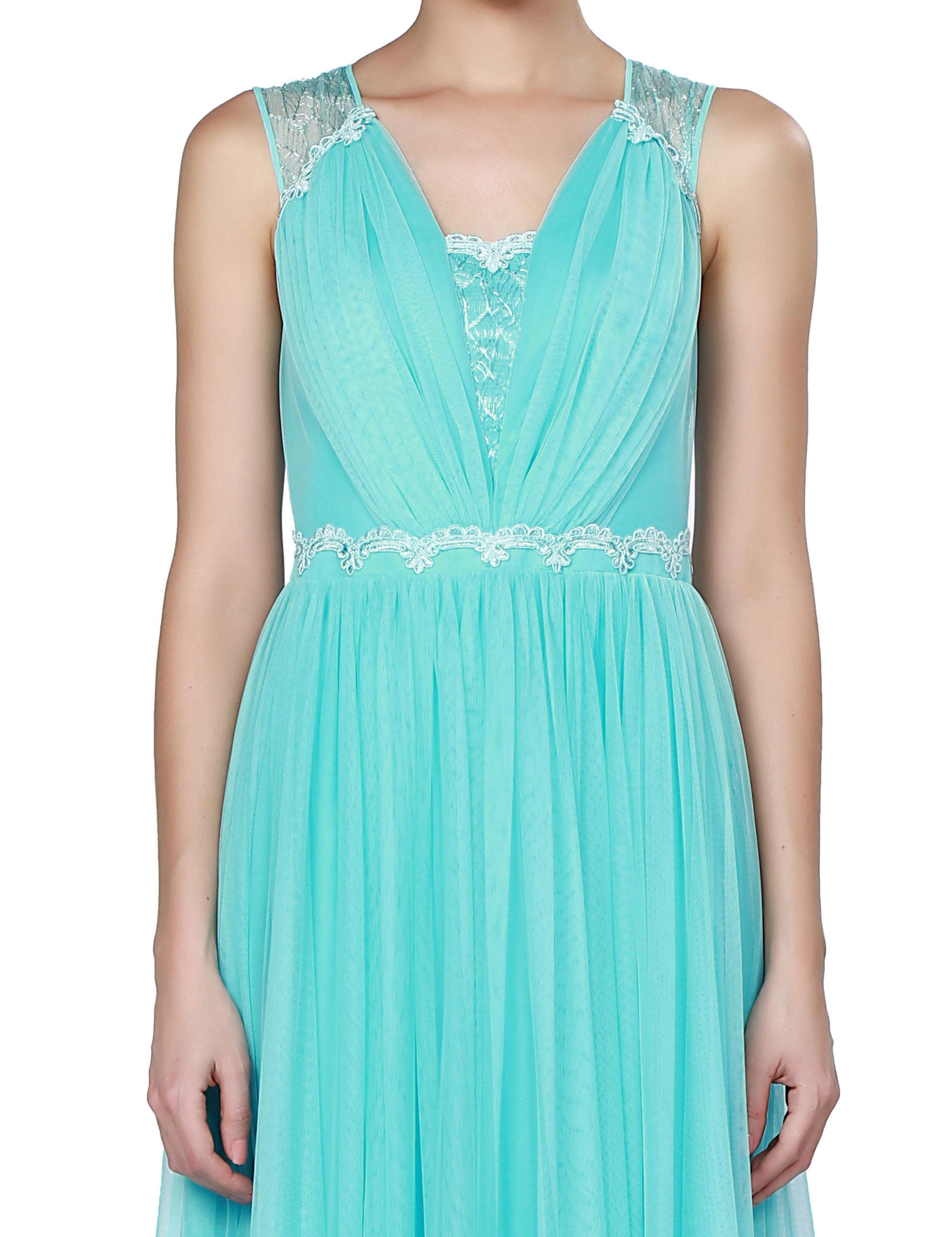 Yeşil Dokuma Elbise