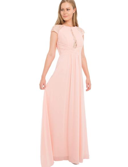 Pembe Dokuma Elbise - 50195655005