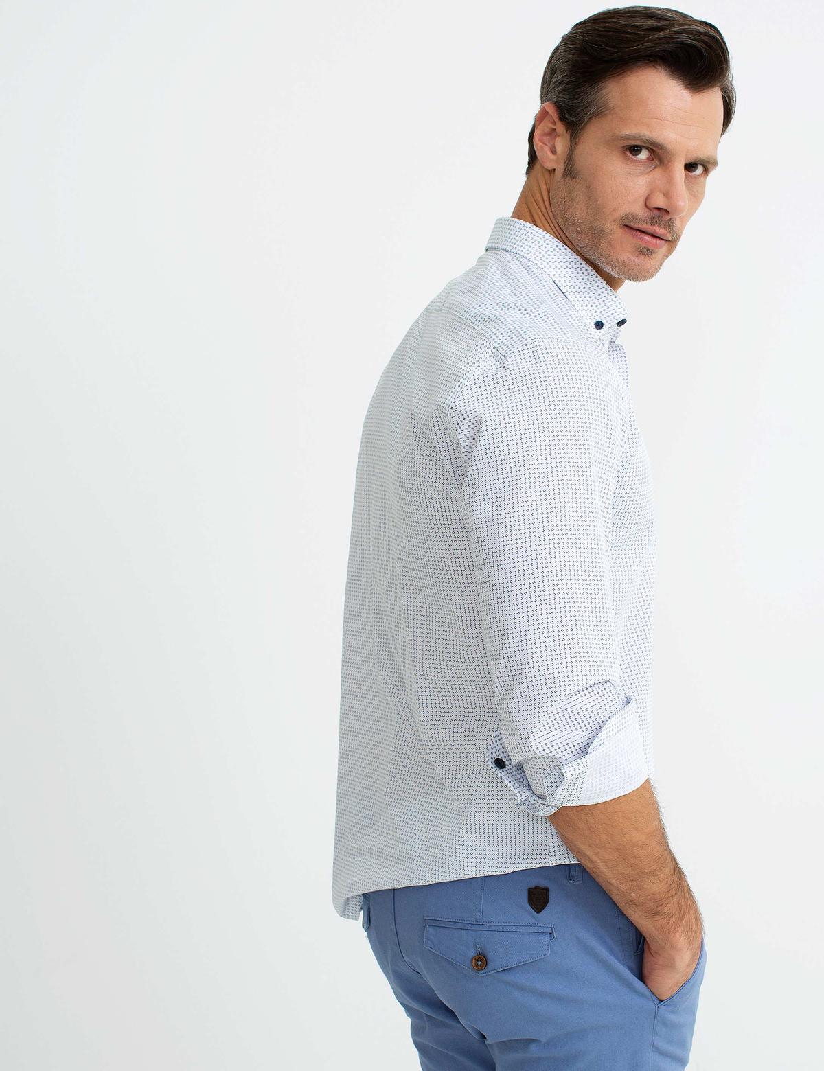 Slim Beyaz Gömlek - 50198146007