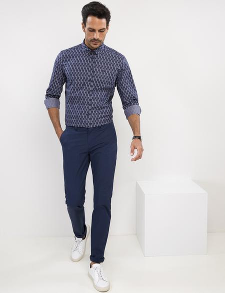 Lacivert Slim Fit Gömlek - 50198310001