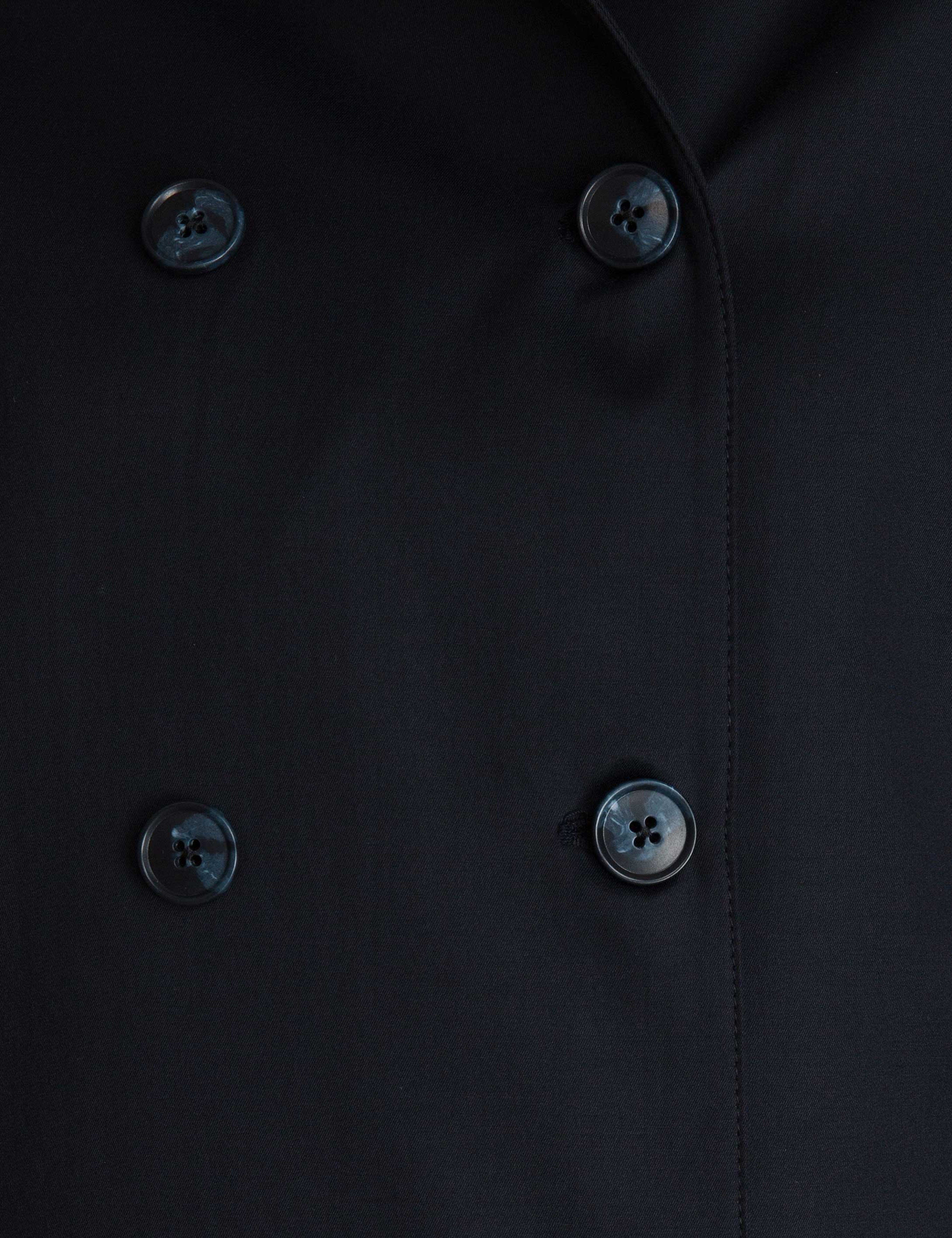Lacivert Slim Fit Trençkot - Image 11
