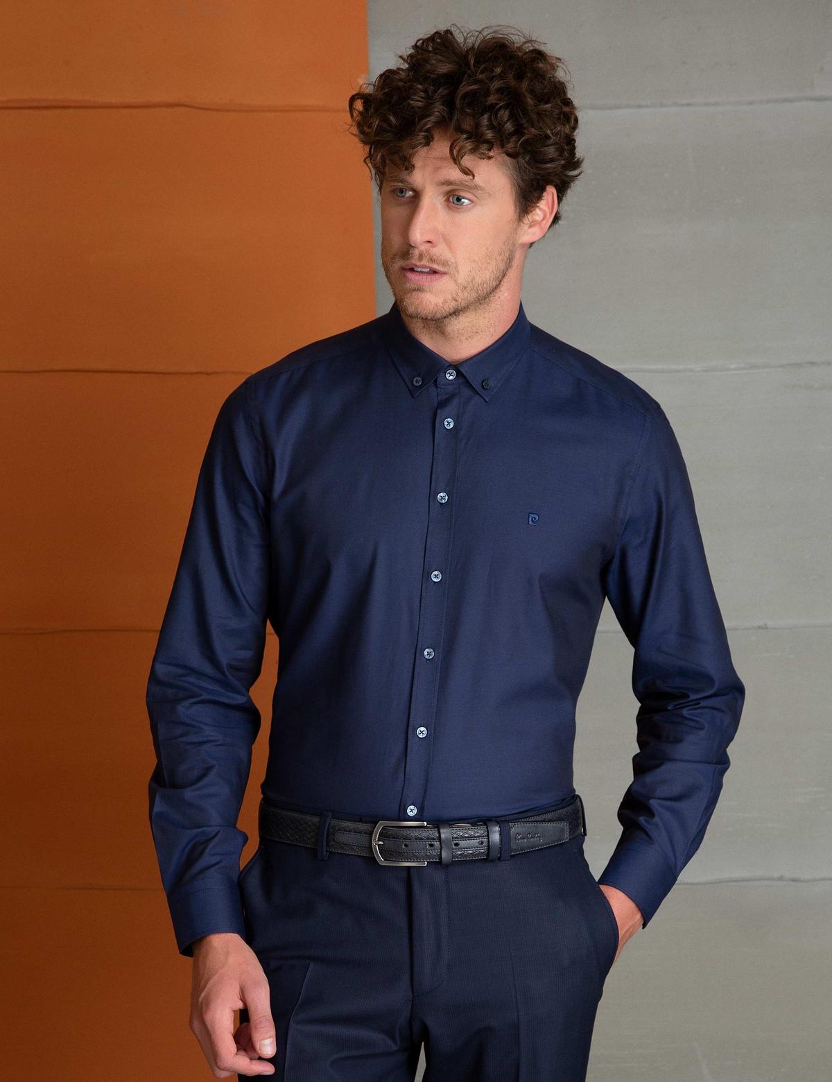 Lacivert Slim Fit Gömlek - 50198910025