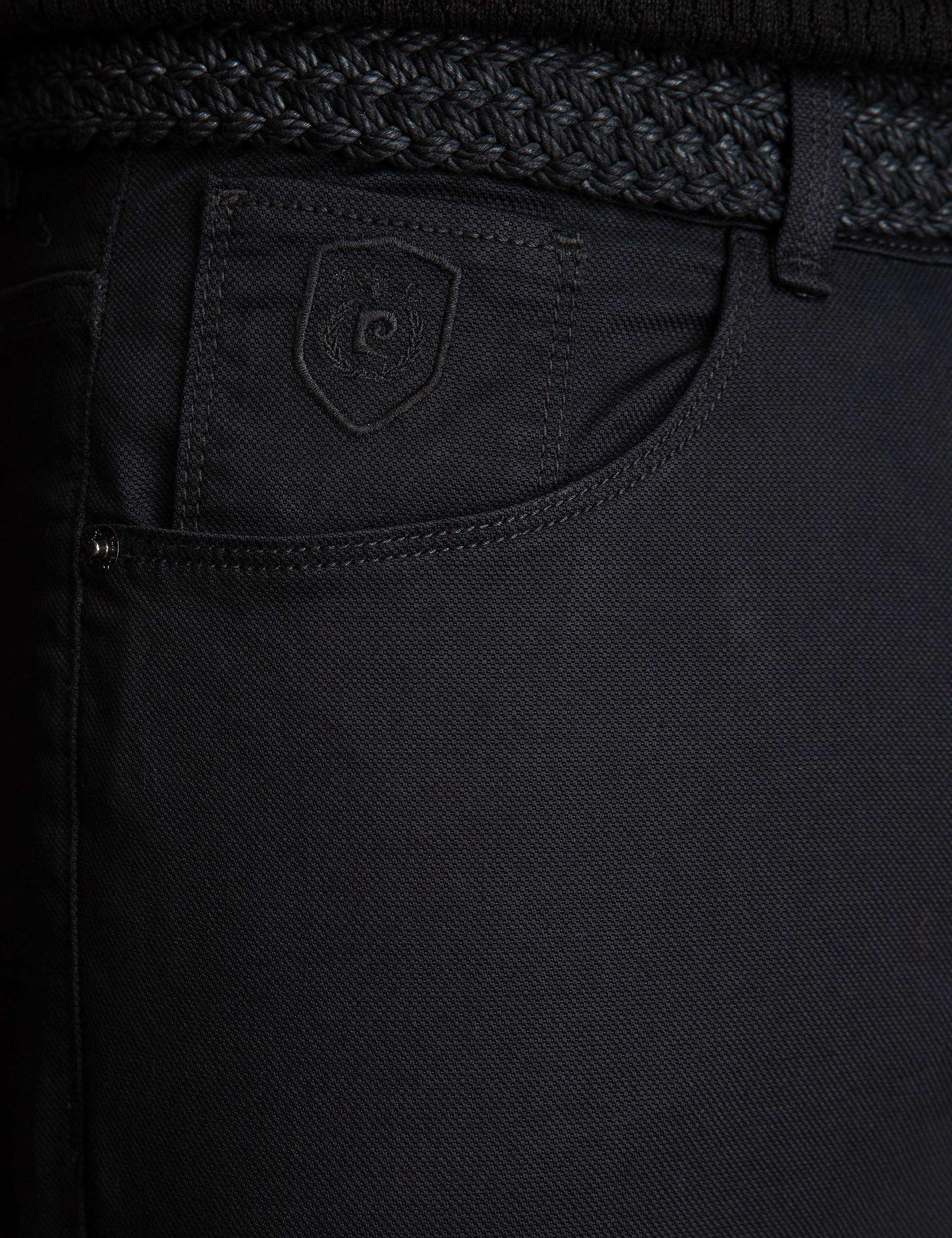 Siyah Slim Fit Chino Pantolon