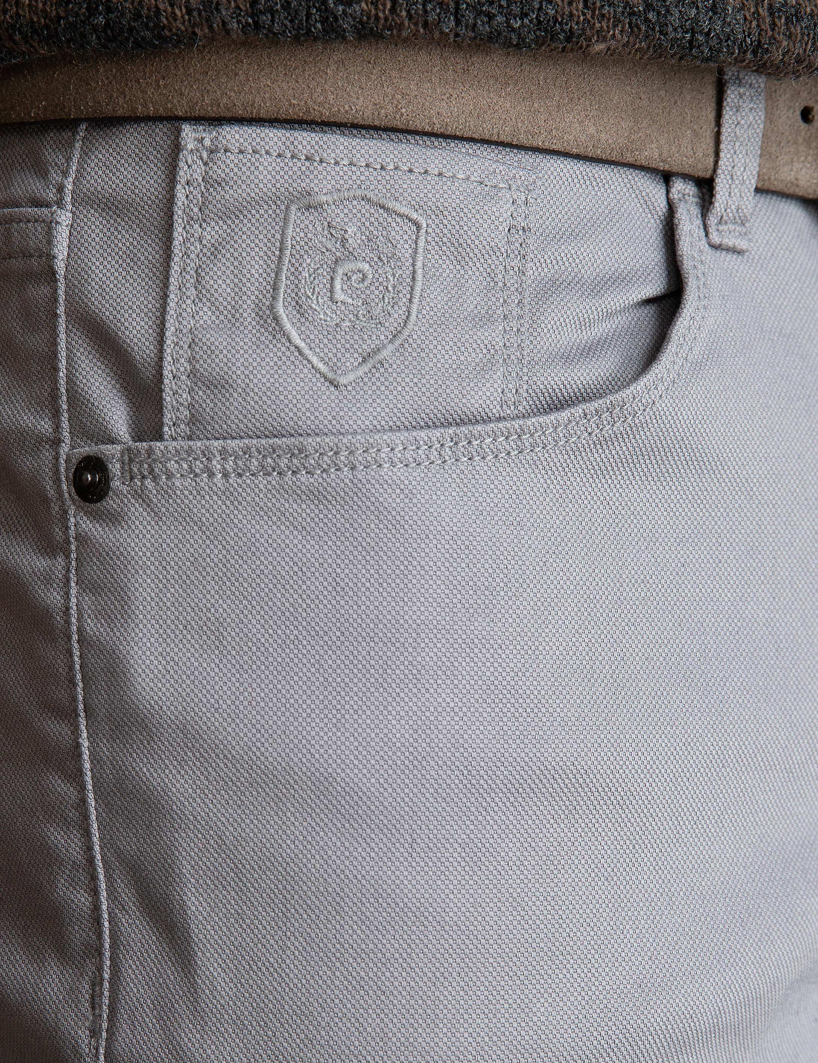 Gri Slim Fit Chino Pantolon