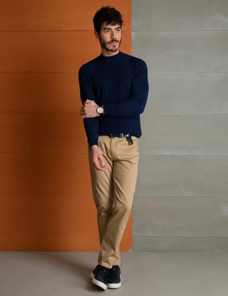 Camel Slim Fit Chino Pantolon - 50199168043