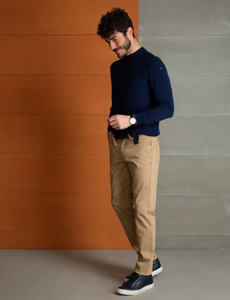 Camel Slim Fit Chino Pantolon - 50199168043
