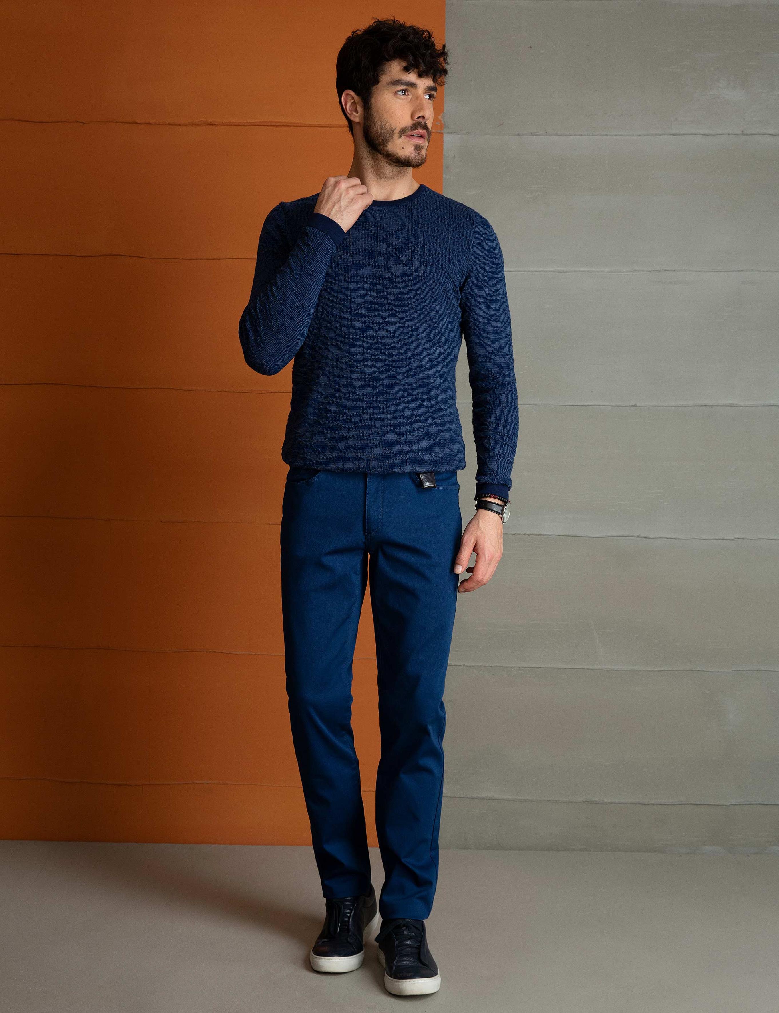 İndigo Slim Fit Chino Pantolon