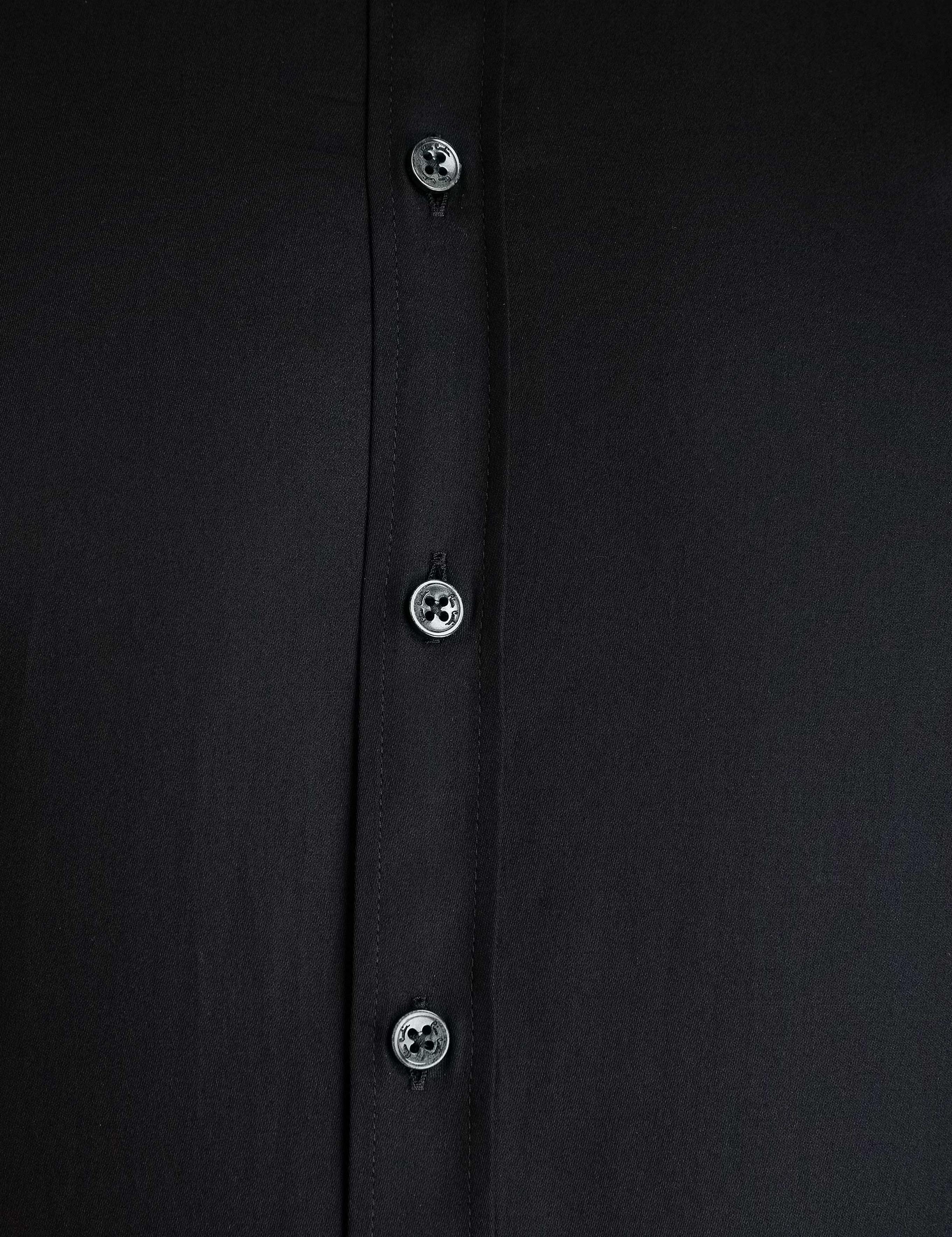 Siyah Slim Fit Gömlek