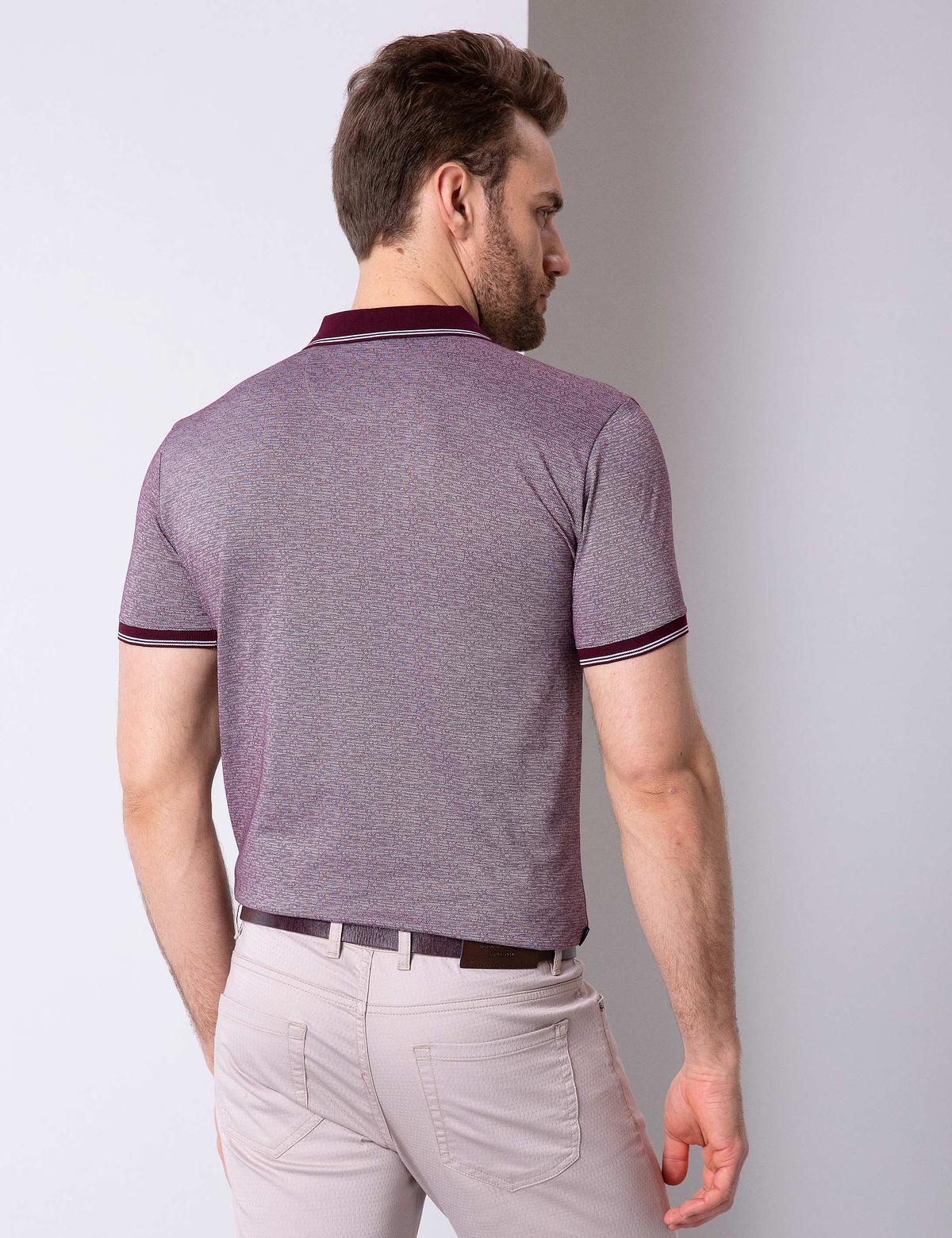 Bordo Slim Fit Tişört - 50199336001