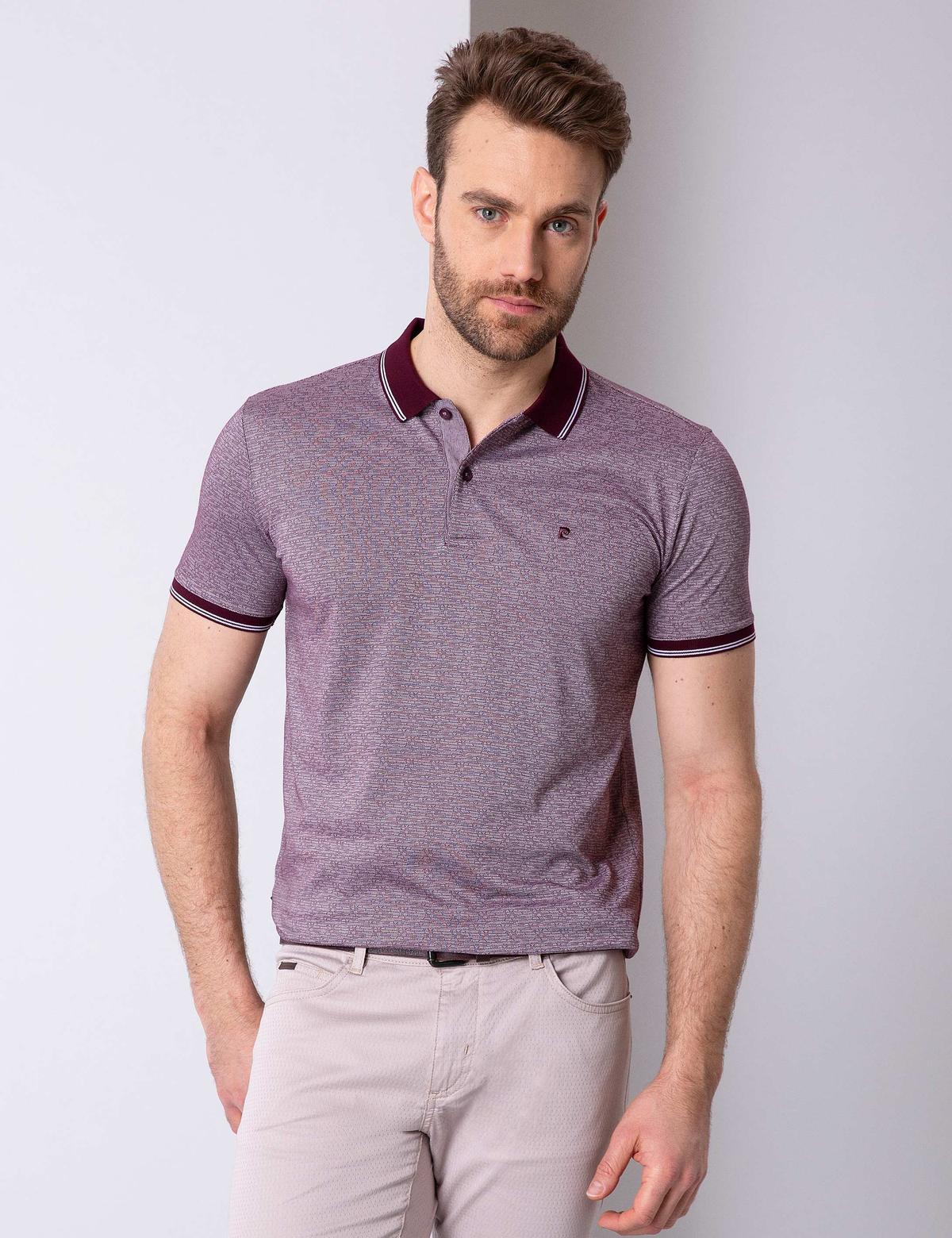 Bordo Slim Fit Tişört - 50199336001