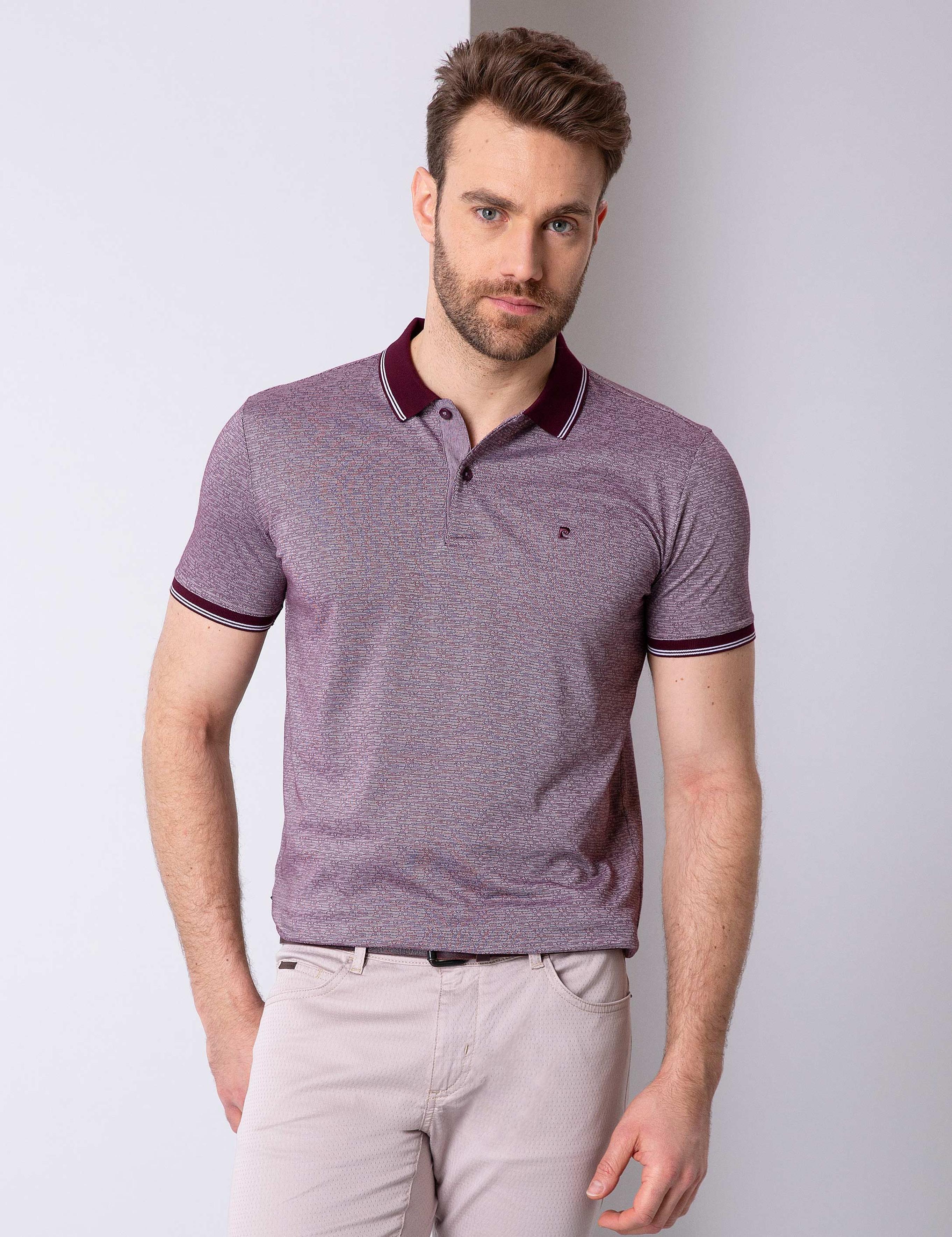 Bordo Slim Fit Tişört