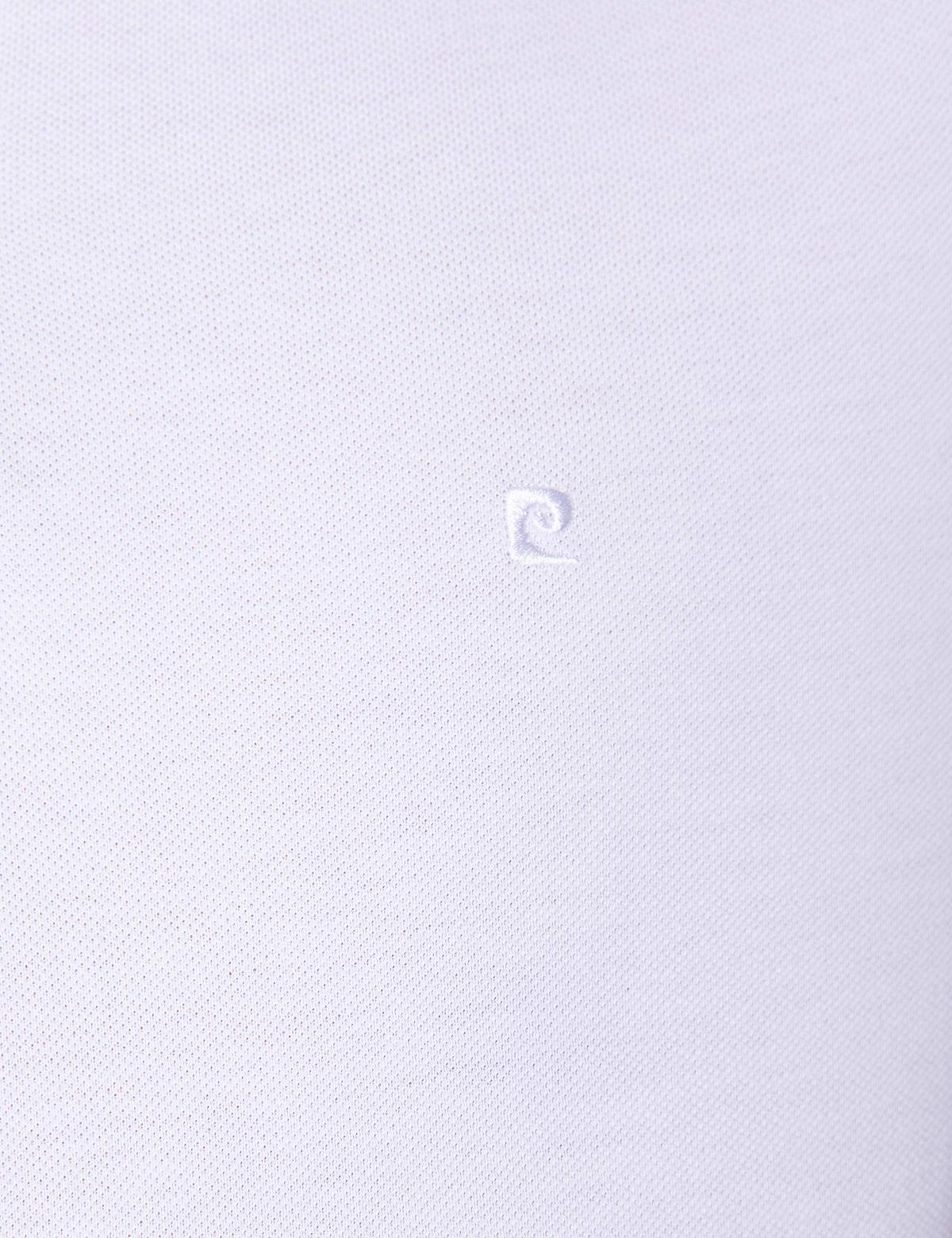 Beyaz Slim Fit Polo Yaka Basic Tişört - 50199338001