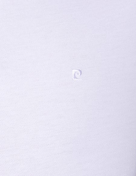 Beyaz Slim Fit Polo Yaka Basic Tişört - 50199338001