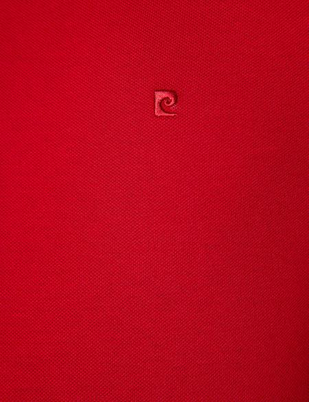 Kırmızı Slim Fit Basic Polo Yaka T-Shirt - 50199338087