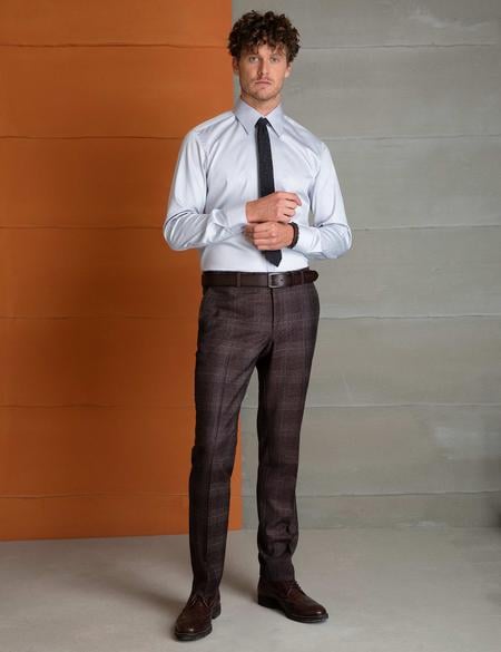 Gri Slim Fit Gömlek - 50199436046