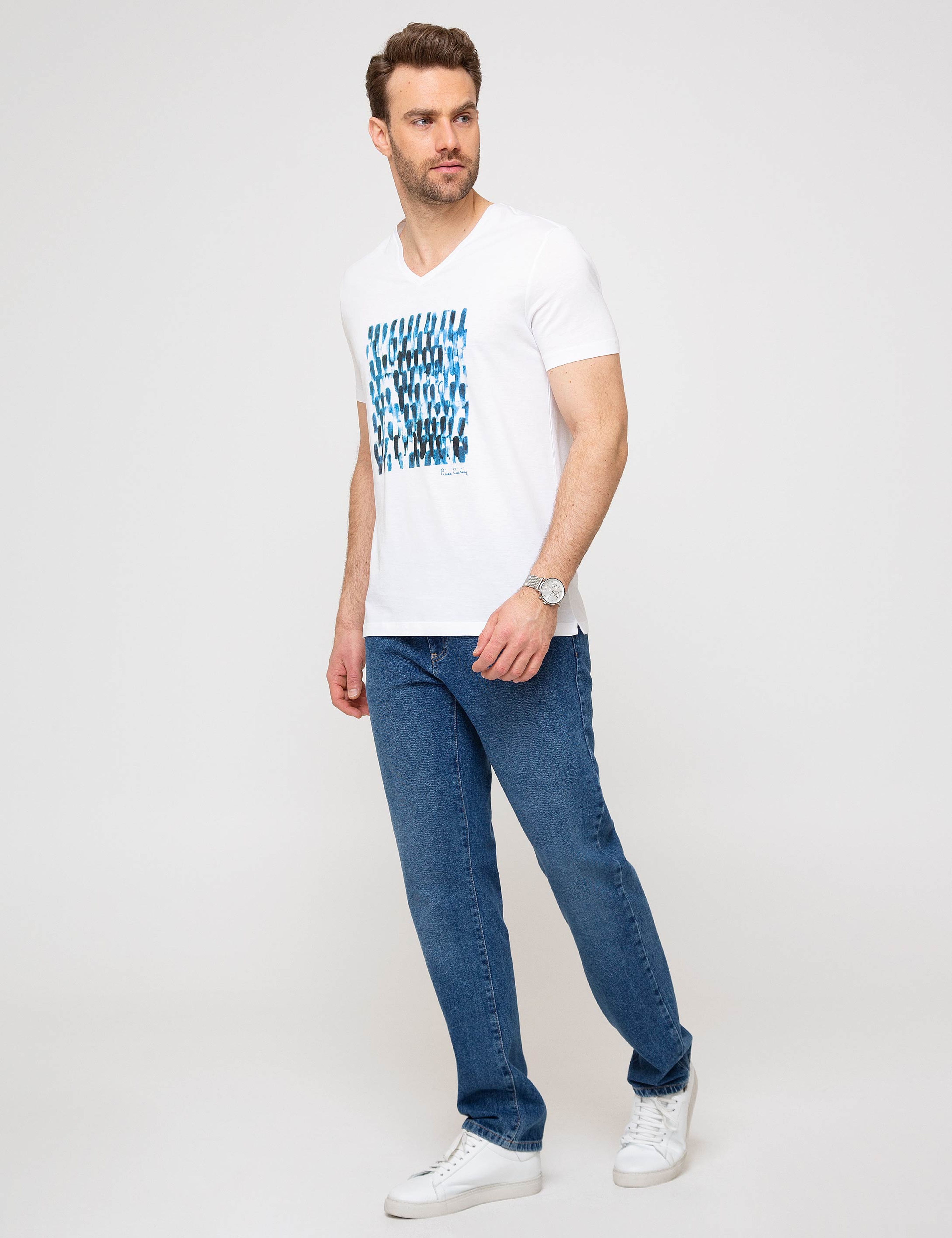 Lacivert Denim Pantolon - Image 2