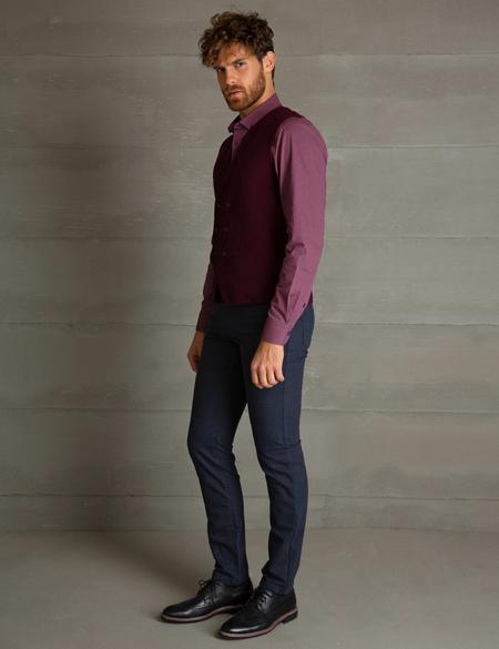Lacivert Slim Fit Chino Pantolon - 50199453016