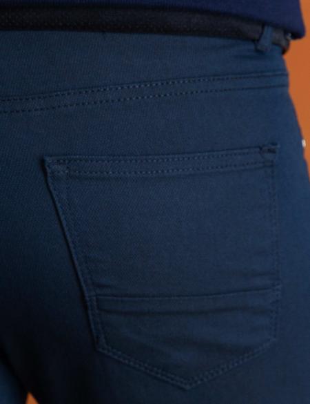 Lacivert Slim Fit Chino Pantolon - 50199468021