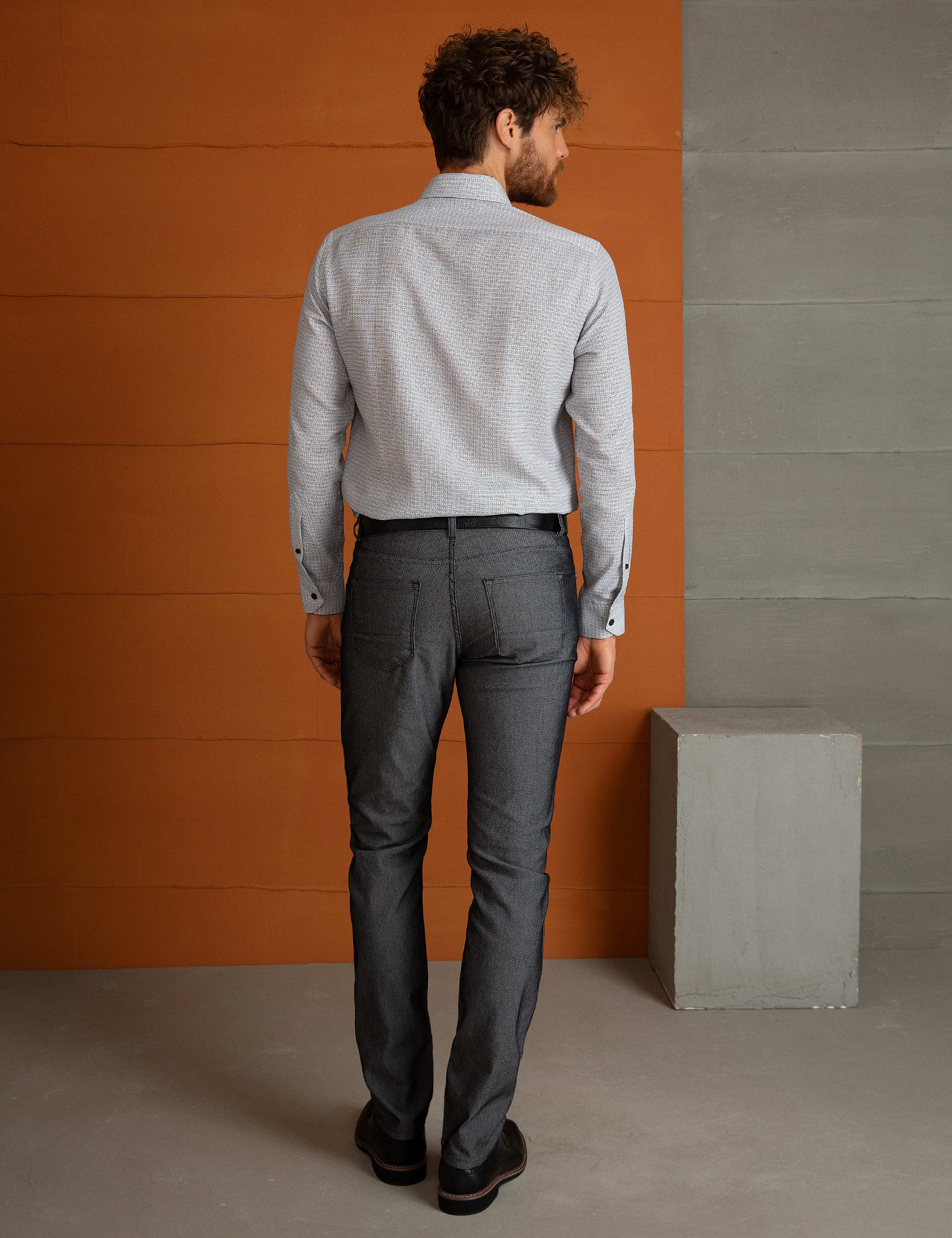 Füme Slim Fit Chino Pantolon - Image 3