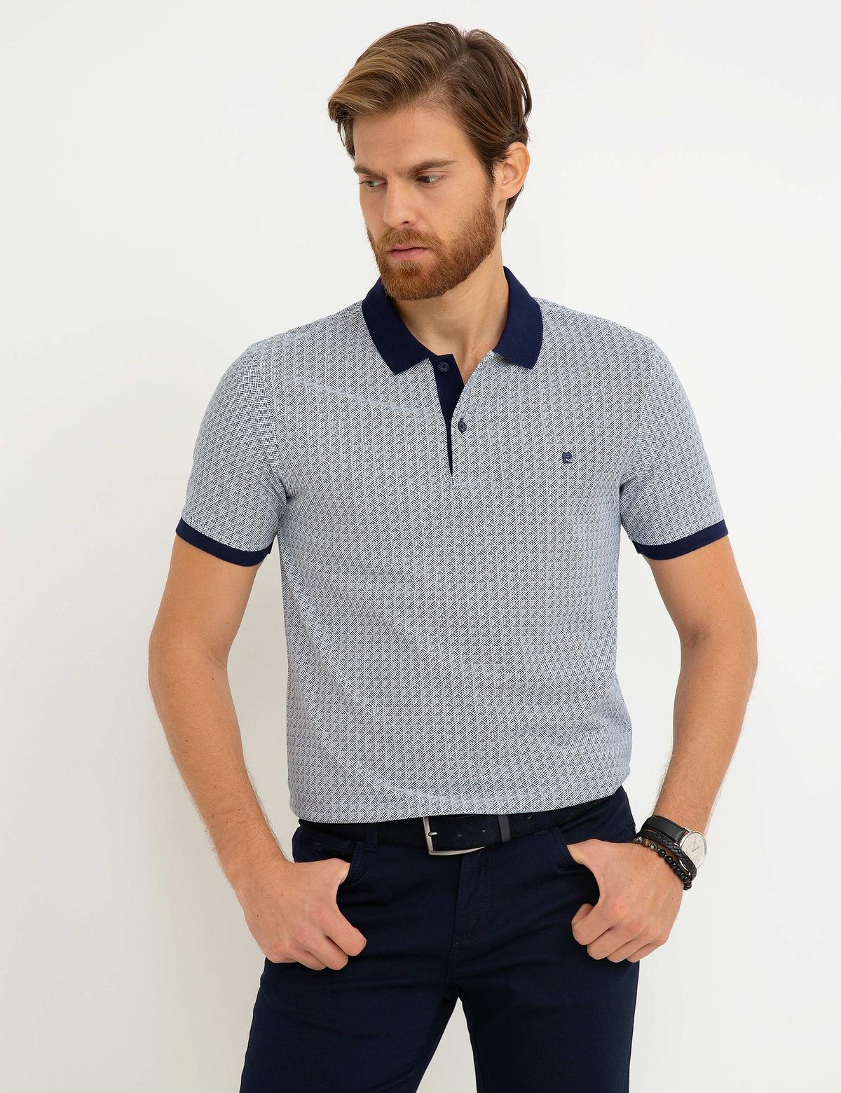 Lacivert Slim Fit Polo Yaka T-Shirt - 50199487001