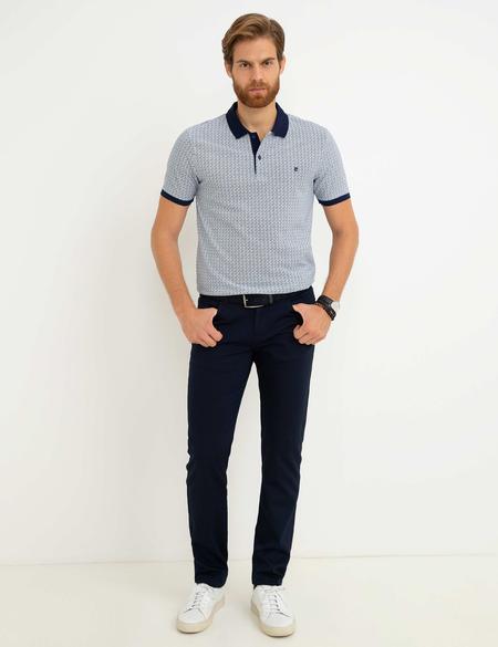 Lacivert Slim Fit Polo Yaka T-Shirt - 50199487001