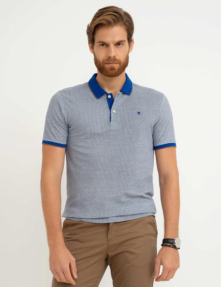 Lacivert Slim Fit Polo Yaka T-Shirt - 50199488002