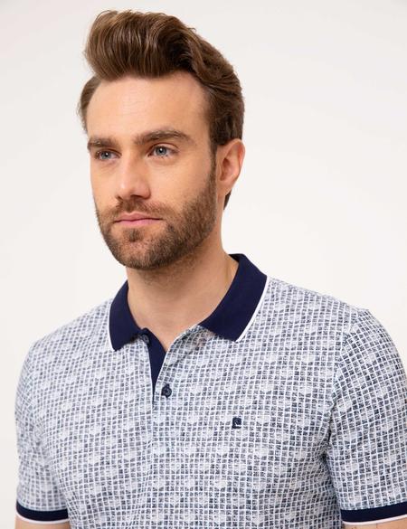 Lacivert Slim Fit Polo Yaka T-Shirt - 50199493005