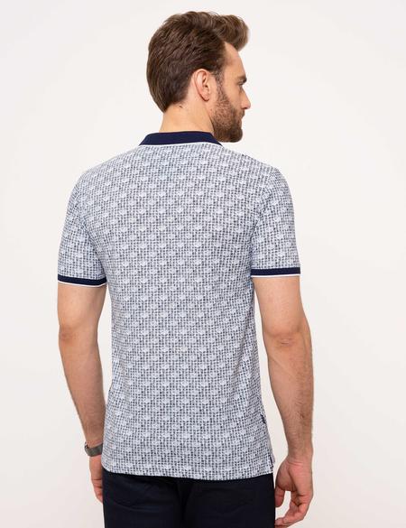 Lacivert Slim Fit Polo Yaka T-Shirt - 50199493005