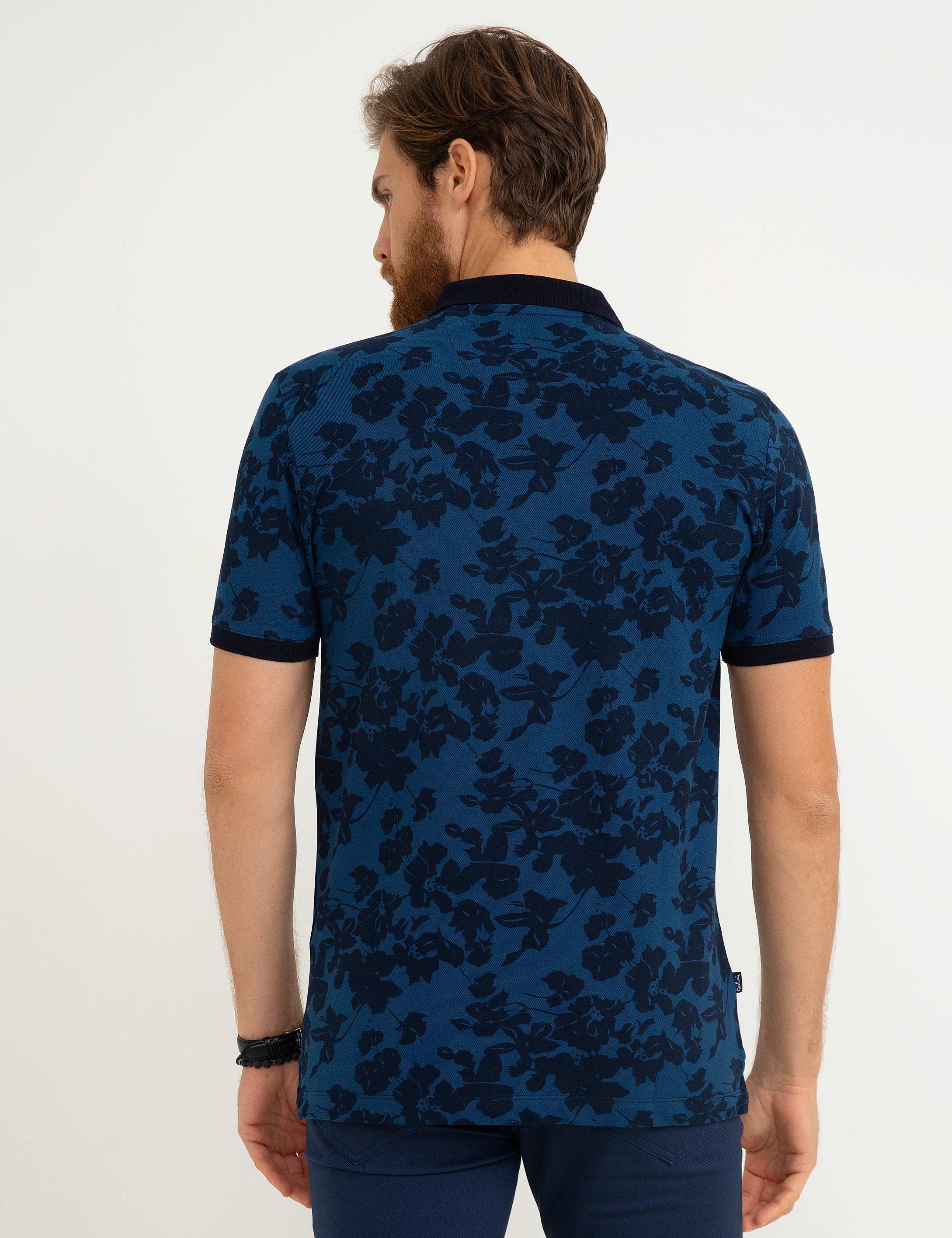 Lacivert Slim Fit T-Shirt - Image 4