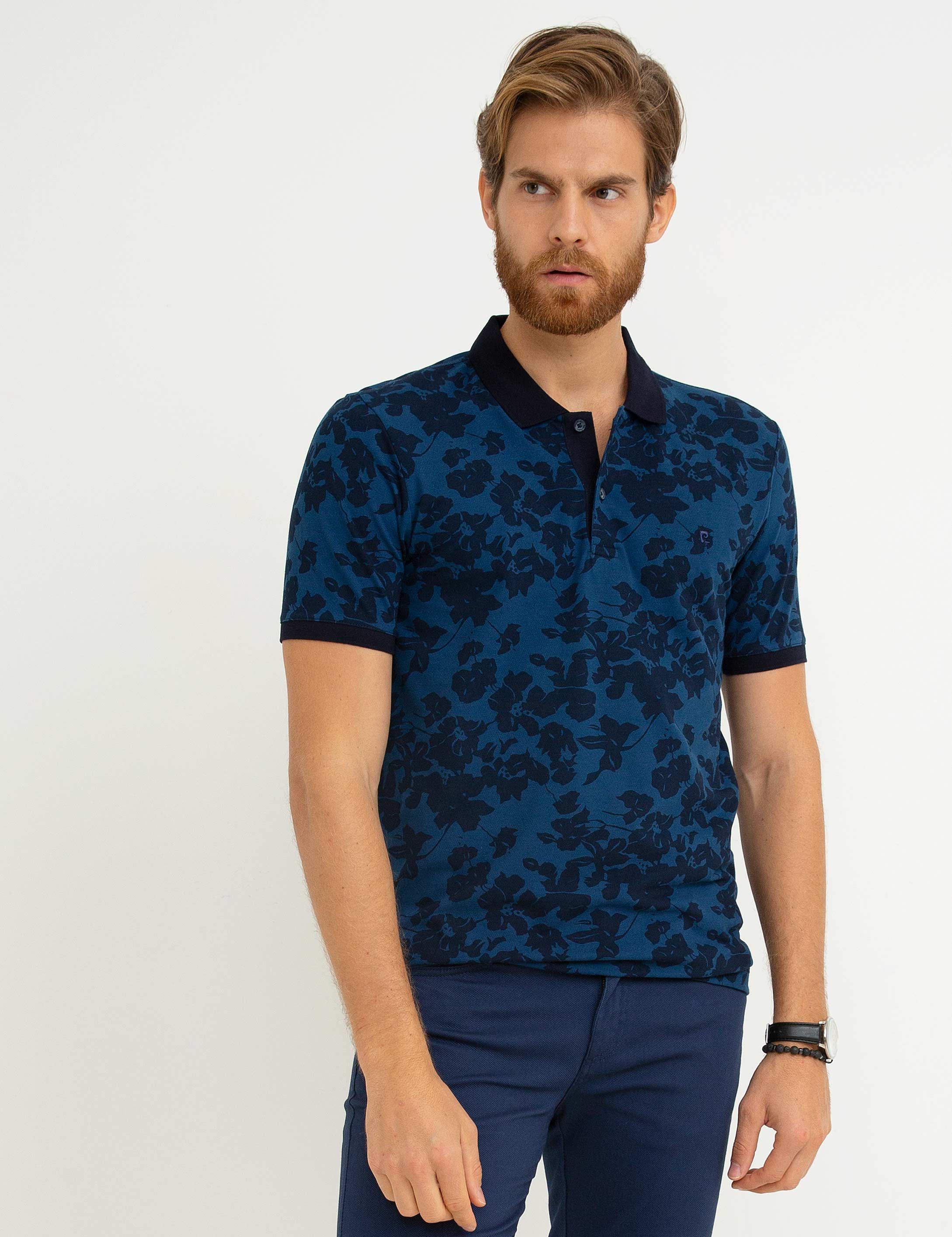 Lacivert Slim Fit T-Shirt