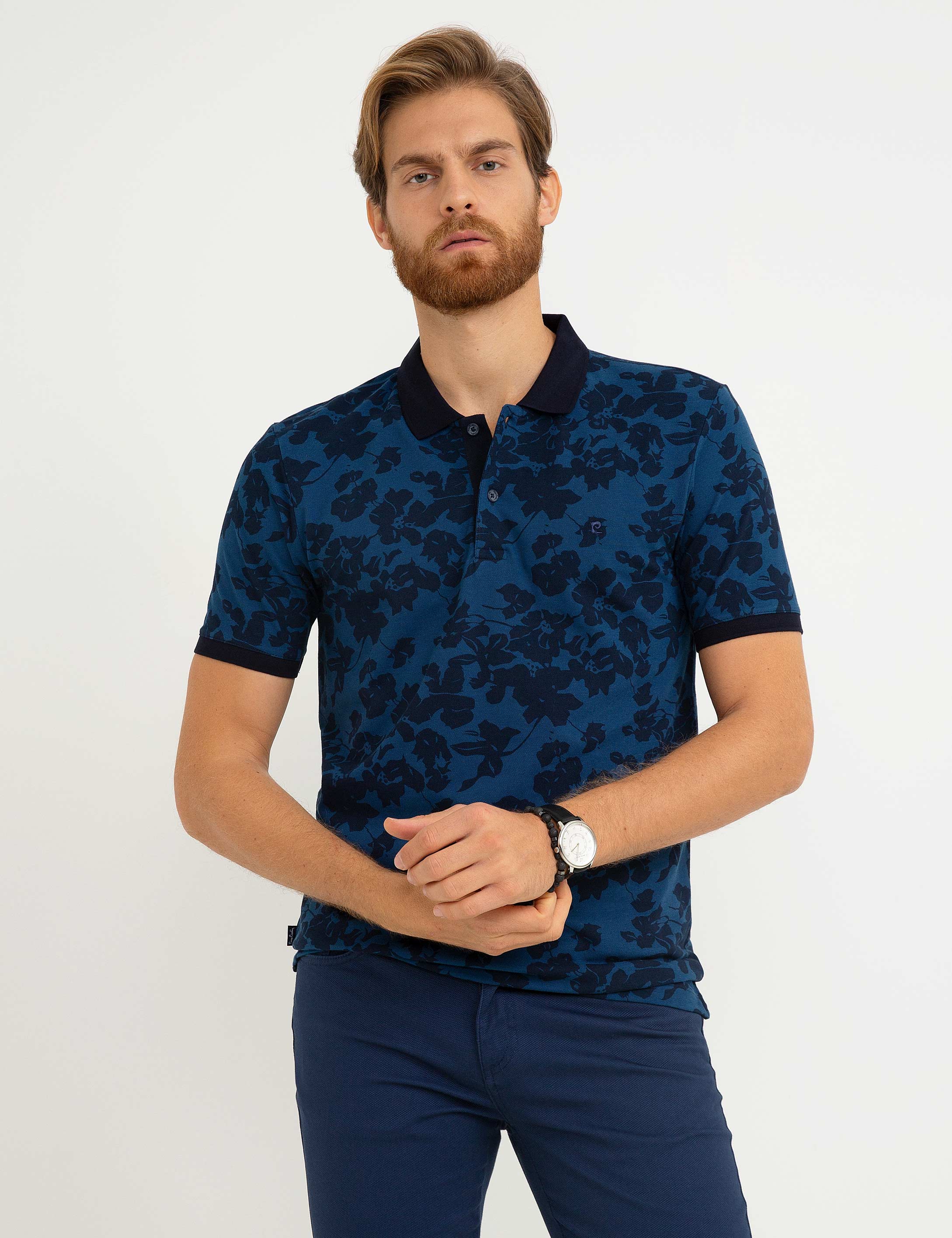 Lacivert Slim Fit T-Shirt - Image 3