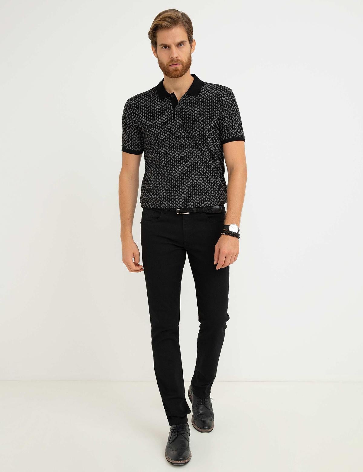 Siyah Slim Fit T-shirt