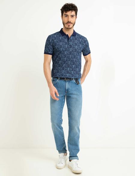 Lacivert Slim Fit Tişört - 50199497001