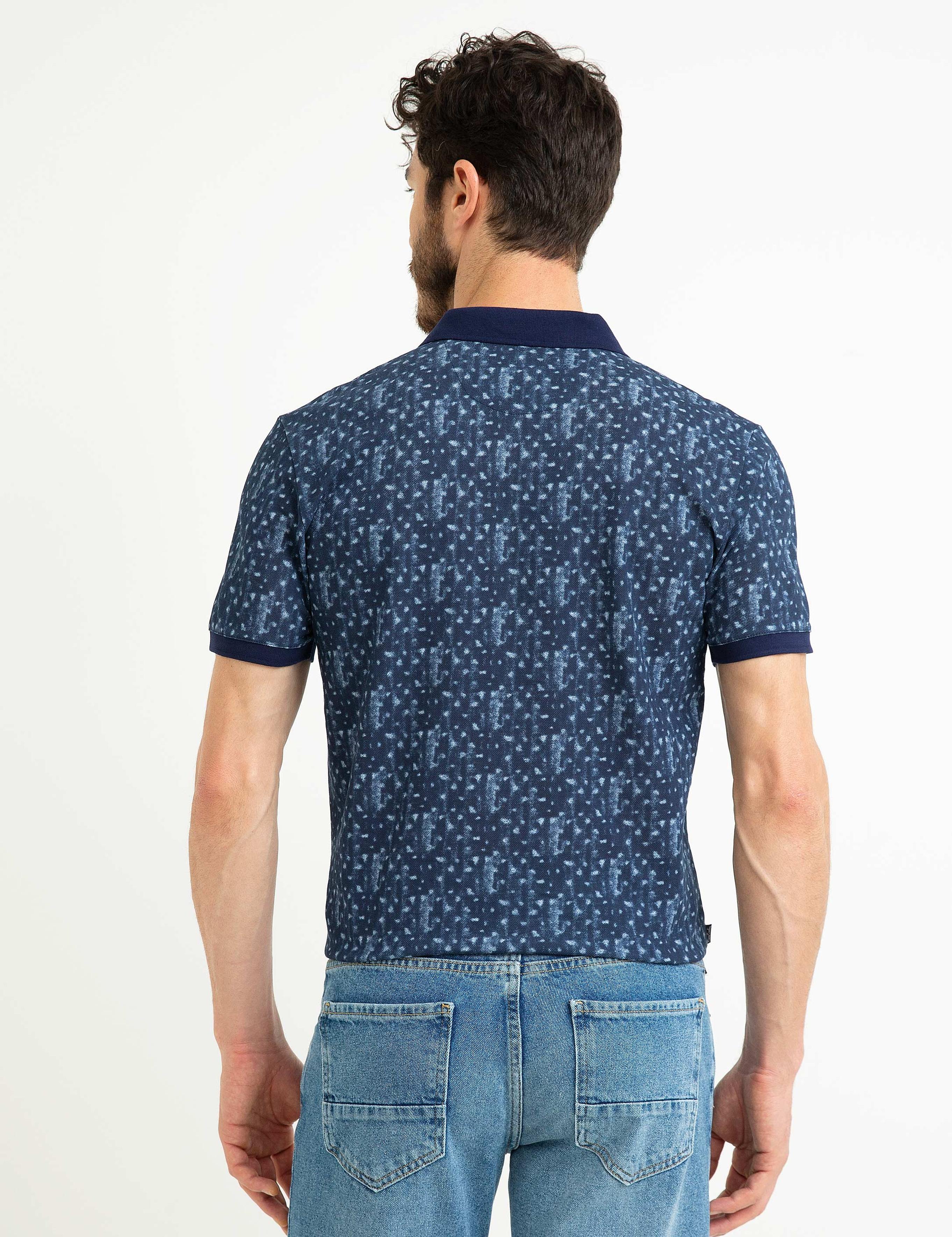 Lacivert Slim Fit Tişört