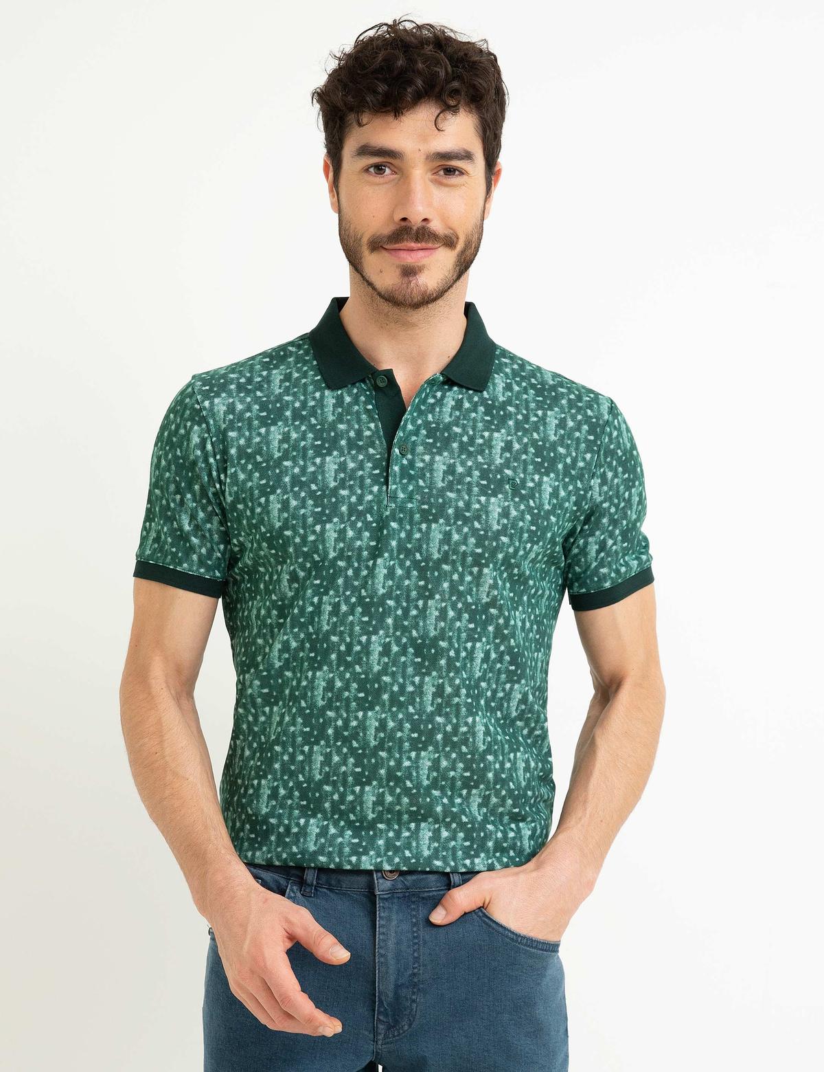 Koyu Yeşil Slim Fit Tişört