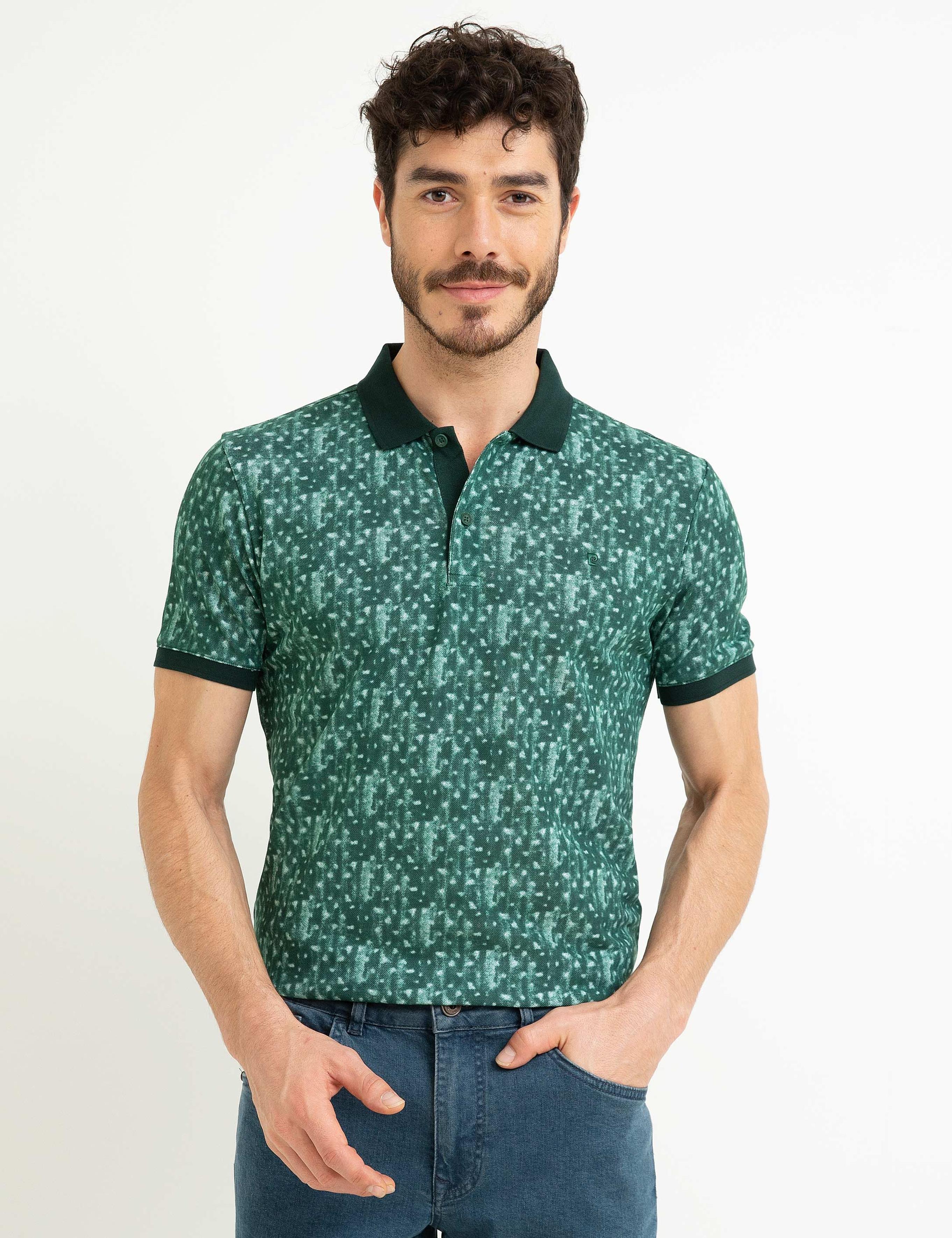 Koyu Yeşil Slim Fit Tişört