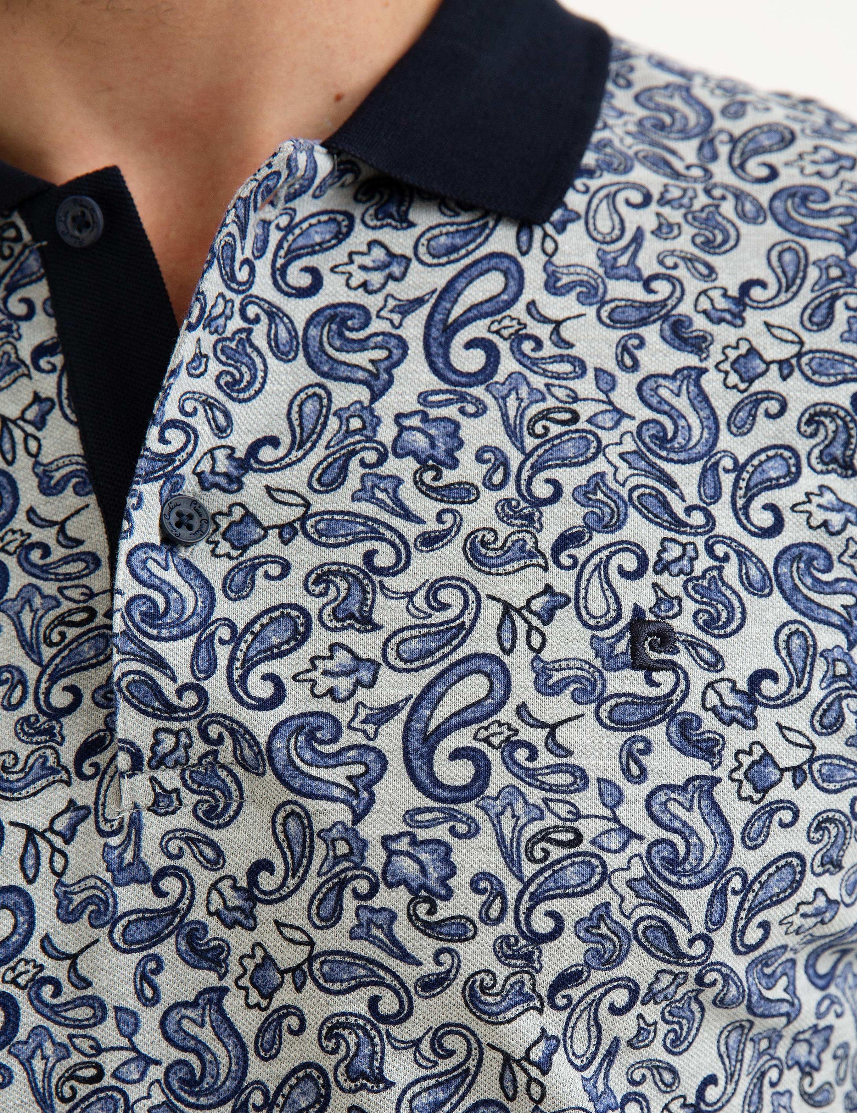 Lacivert Slim Fit Polo Yaka T-Shirt