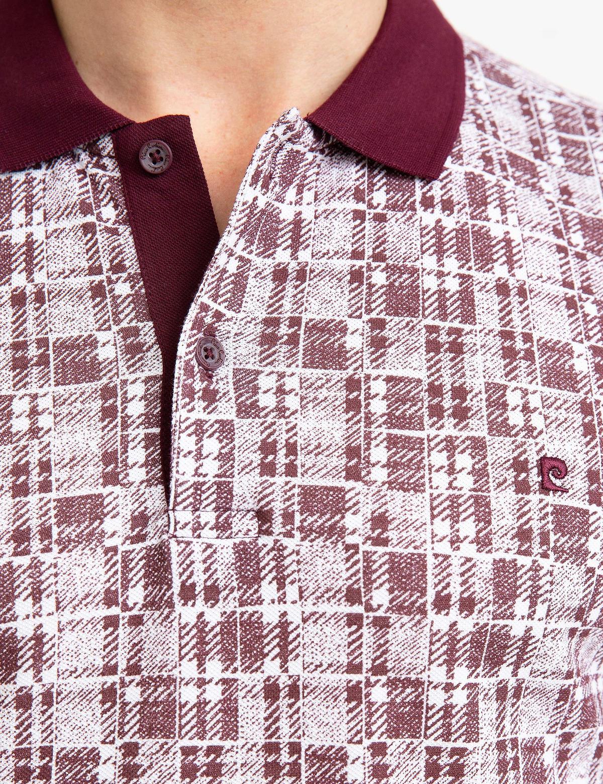 Bordo Slim Fit Polo Yaka Tişört - 50199504007