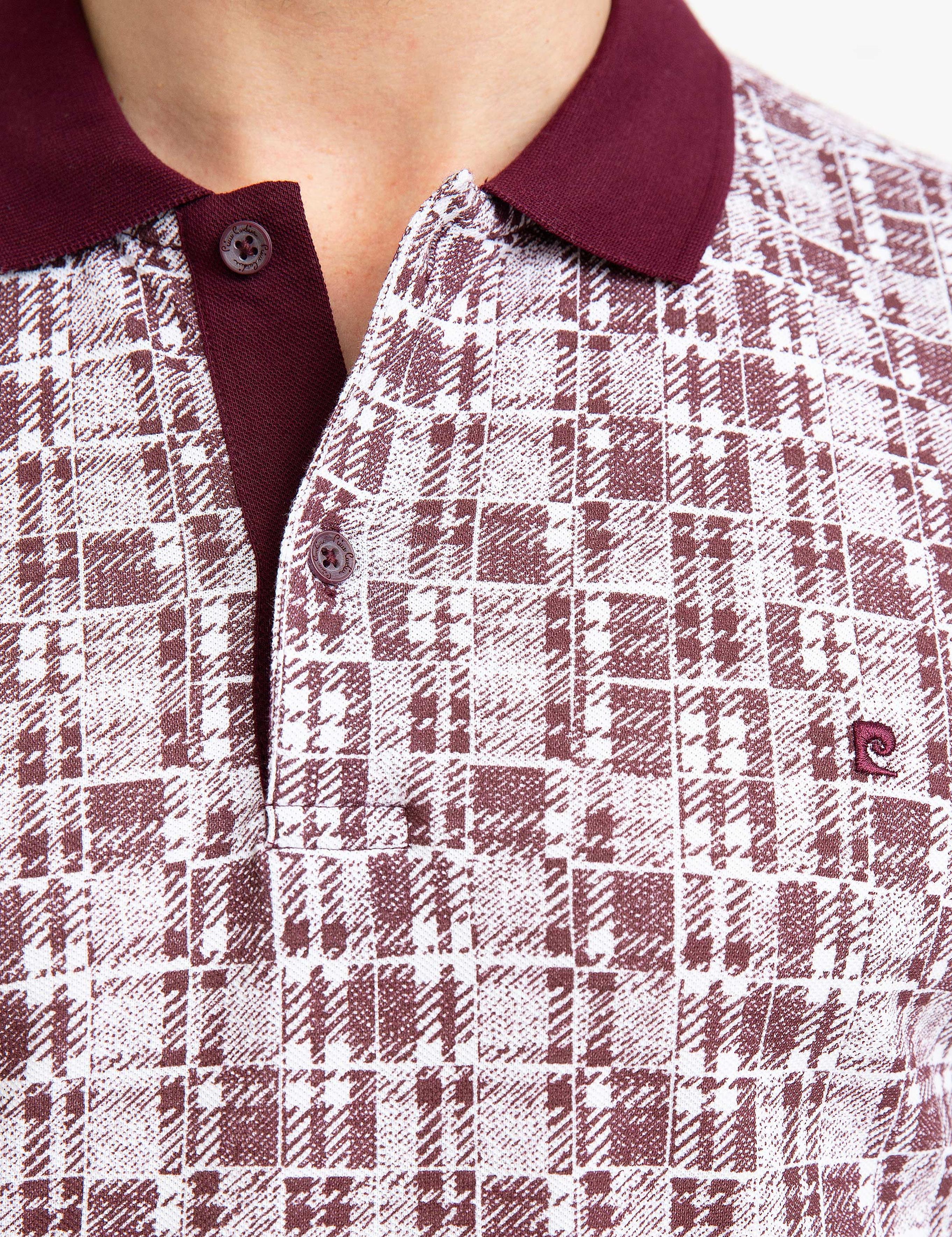 Bordo Slim Fit Polo Yaka Tişört