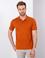 Turuncu Slim Fit Basic Polo Yaka T-Shirt