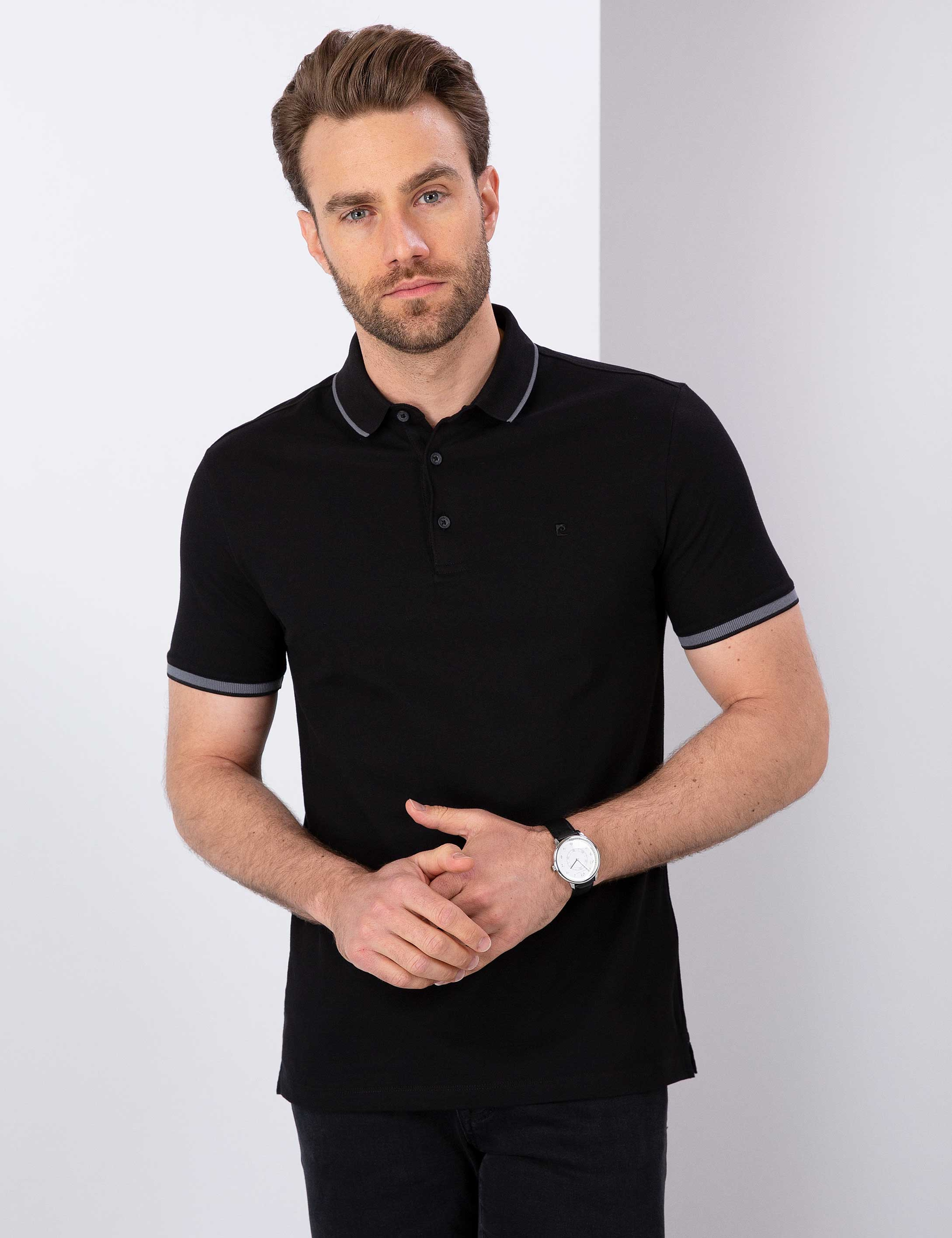 Siyah Slim Fit T-Shirt - Image 2