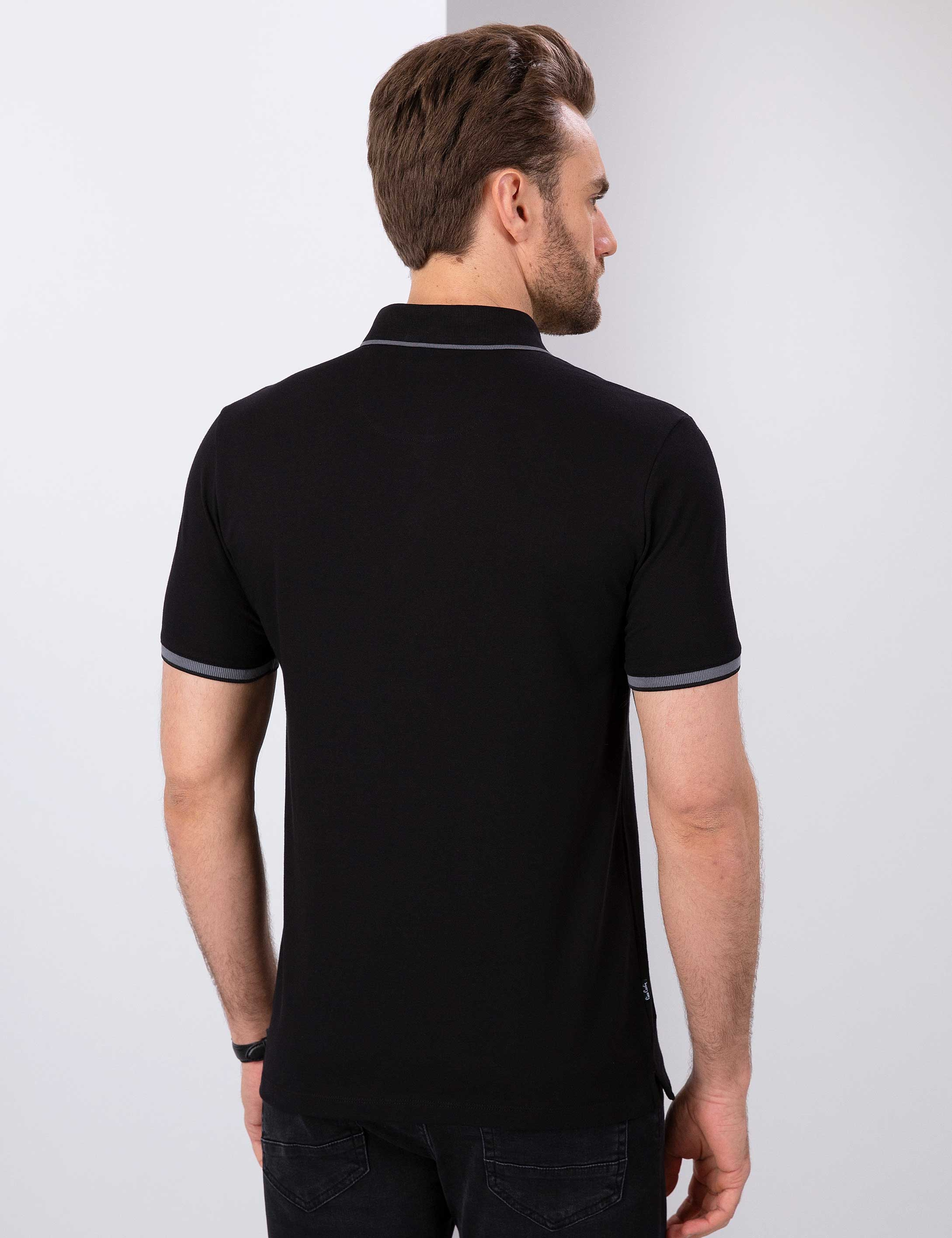 Siyah Slim Fit T-Shirt - Image 3
