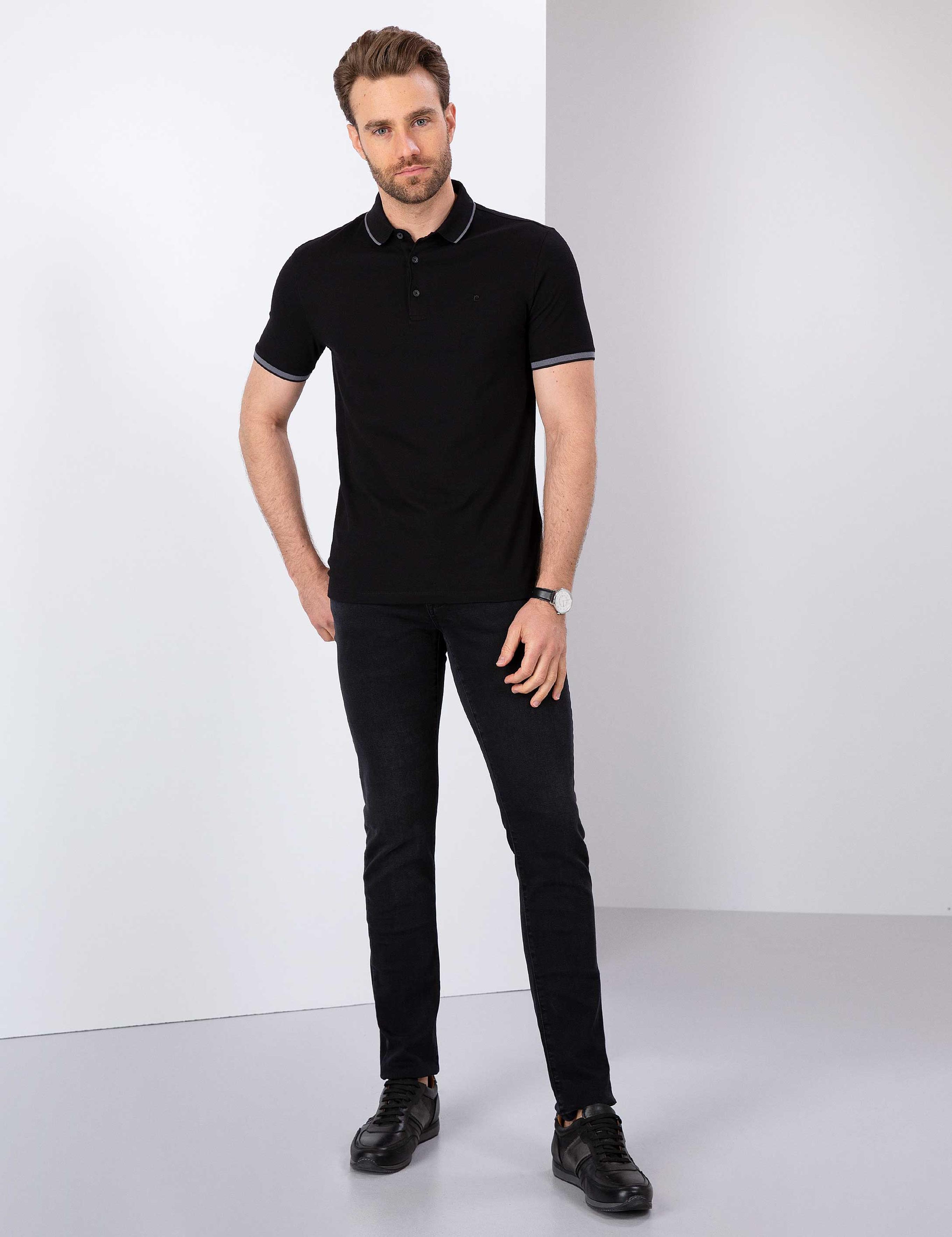 Siyah Slim Fit T-Shirt