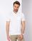 Beyaz Regular Fit Polo Yaka Merserize Tişört