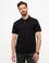 Siyah Regular Fit Basic Polo Yaka T-Shirt