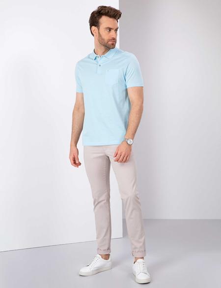 Açık Mavi Regular Fit Basic Tişört - 50199597053