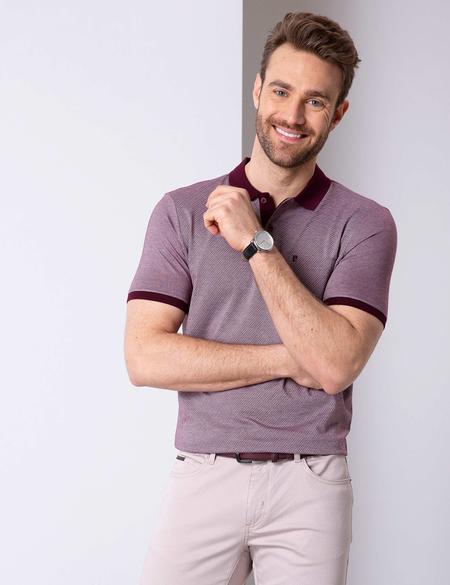 Bordo Regular Fit Tişört - 50199611005